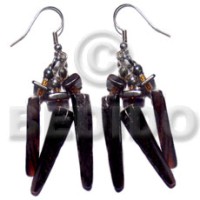 Dangling 3 pcs. 40mmx8mm blacktab