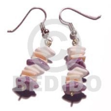 Dangling white rose dyed lilac
