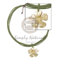 6 layer olive green wax