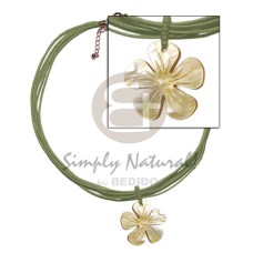 6 layer olive green wax