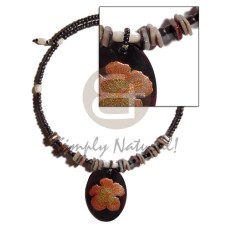 2-3mm black coco pokalet. choker