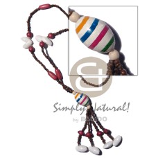 2-3mm natural brown coco pokalet.