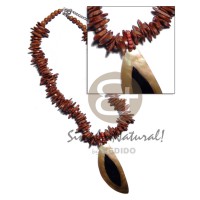 Reddish brown coco chips