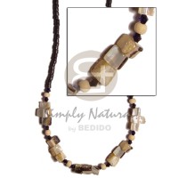 2-3 mm coco heishe black