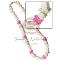 White rose pink green combination