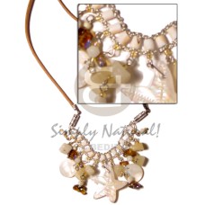 Dangling mop hammershells and crystal