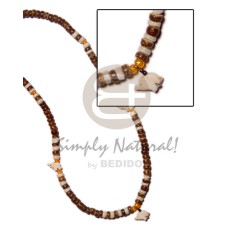 4-5mm coco pokalet. natural brown