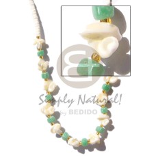 3-4mm heishe white clam