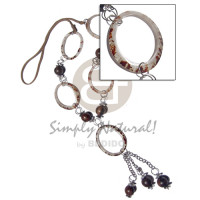 5 pcs. 50mmx40mm cowrie ring