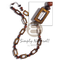 30mmx20mm rectangular laminated golden amber