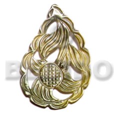 Blacklip teardrop design 50mm