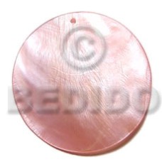 40mm round light pink hammershell