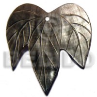 50mmx40mm blacklip leaf