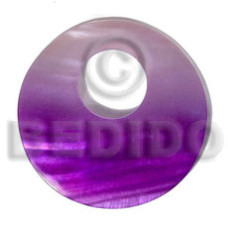 50mm round kabibe shell pendant