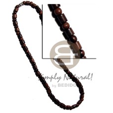 Round camagong tiger wood beads