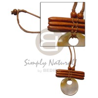 40mm mop round shell pendant