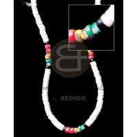 4-5 white clam heishe