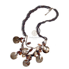 Flat twisted 2 rows rainbow