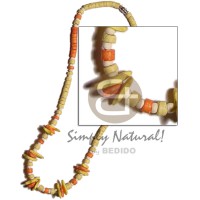 Yelloorange 4-5mm coco heishe c