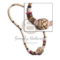 4-5mm coco heishe bleach