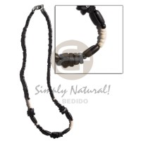 2-3mm black coco heishe black