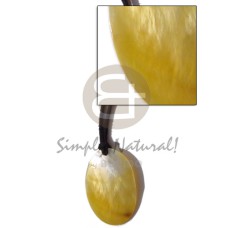 Leather thong 50x30mm oval