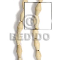 Natural white wood football 7x10mm