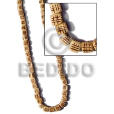 Natural wood dice burning