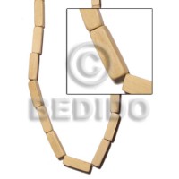 Natural white wood rectangular block