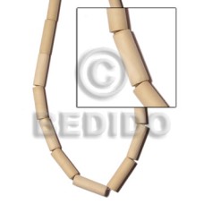 Natural white tube 10mmx30mm