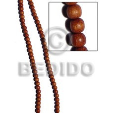 Bayong round wood beads 4-5mm duplicate