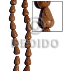 Palmwood teardrop 8mmx10mm