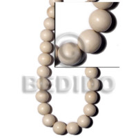 20mm buffed bleach natural white