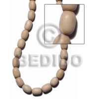 Oval "natural white wood" 10x15mm