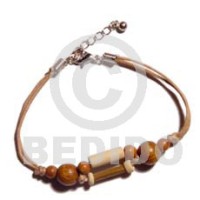 Bamboo wood beads combination