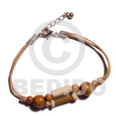Bamboo wood beads combination