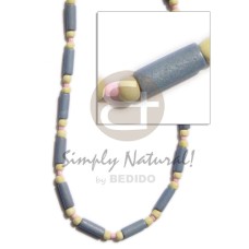 Pastel blue wood tube