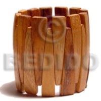 Bayong wood elastic bangle