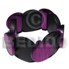 Elastic overlapping round wood