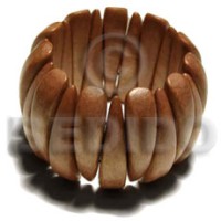 Elastic dyed natural white wood