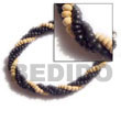 Natural Twisted Natural Black Bracelets