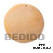 Natural Round Melo Pendant